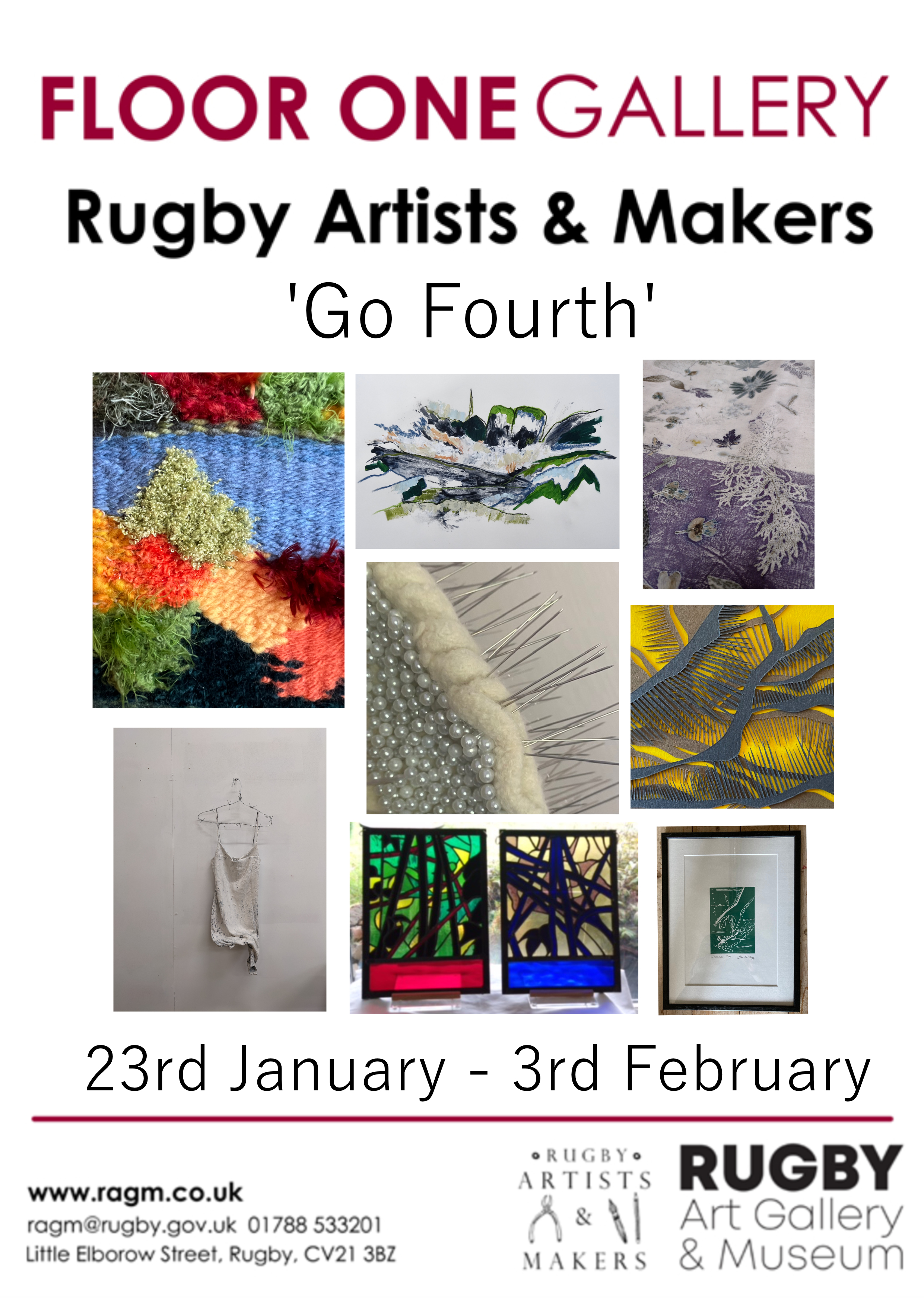 Poster for Go Fourth exhibition